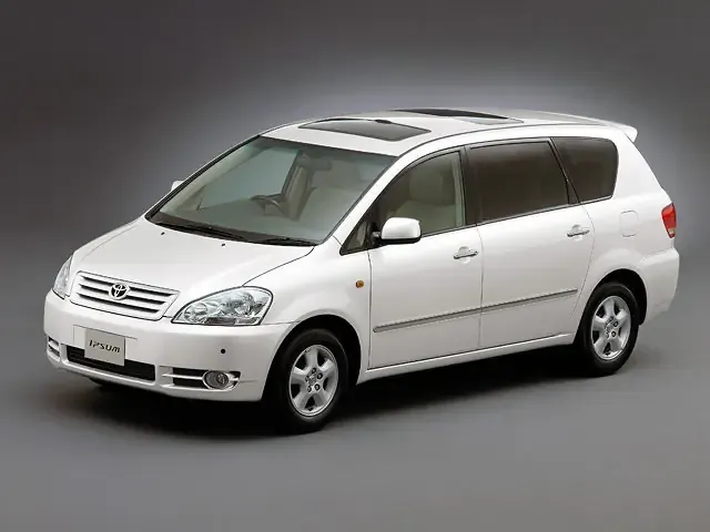 Toyota Ipsum 2001, минивэн, 2 поколение, ACM20 (05.2001 - 09.2003)