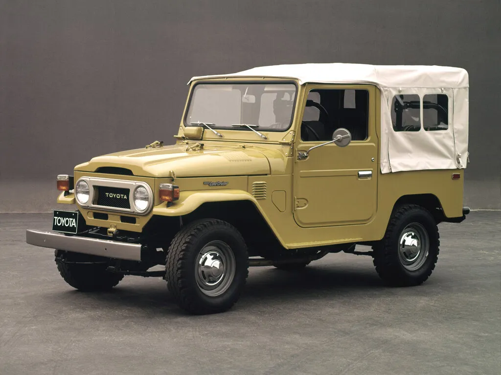 Toyota Land Cruiser 2-й рестайлинг 1972, открытый кузов, 5 поколение, 40 (04.1972 - 07.1980)
