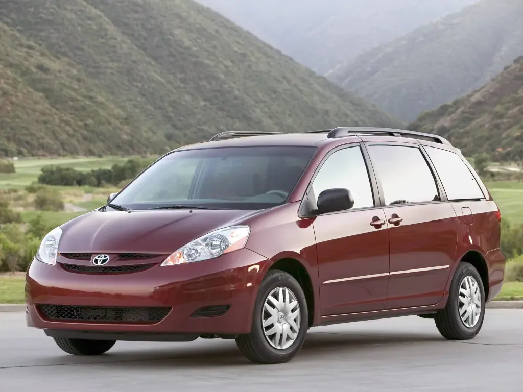 Toyota Sienna рестайлинг 2006, минивэн, 2 поколение, XL20 (09.2006 - 12.2009)