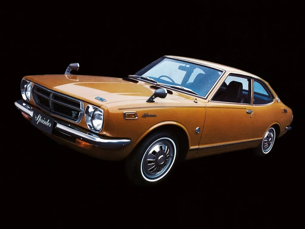 Toyota Sprinter рестайлинг 1971, купе, 2 поколение, E20 (08.1971 - 07.1972)