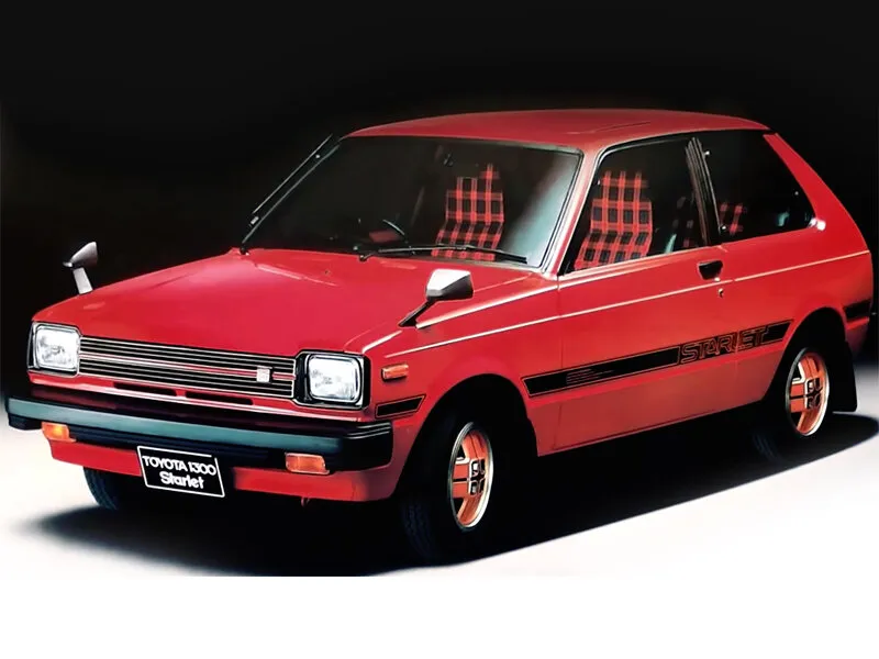 Toyota Starlet рестайлинг 1980, хэтчбек 3 дв., 2 поколение, P60 (05.1980 - 07.1982)
