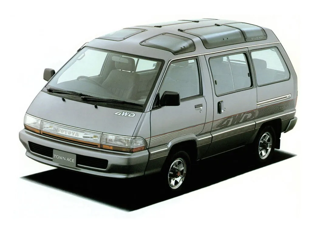 Toyota Town Ace 2-й рестайлинг 1988, минивэн, 2 поколение, R20, R30 (01.1988 - 09.1991)